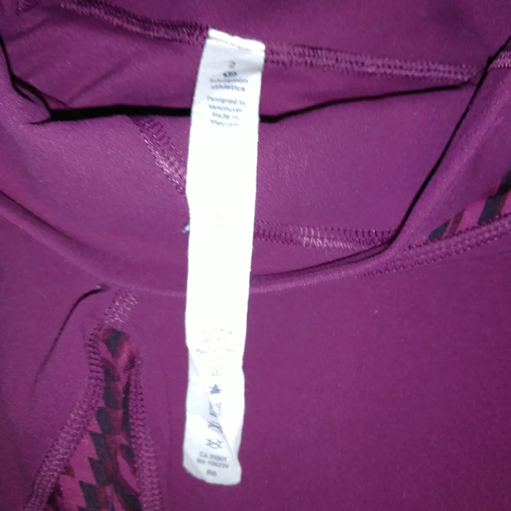 Lululemon Athletica Plum Leggings